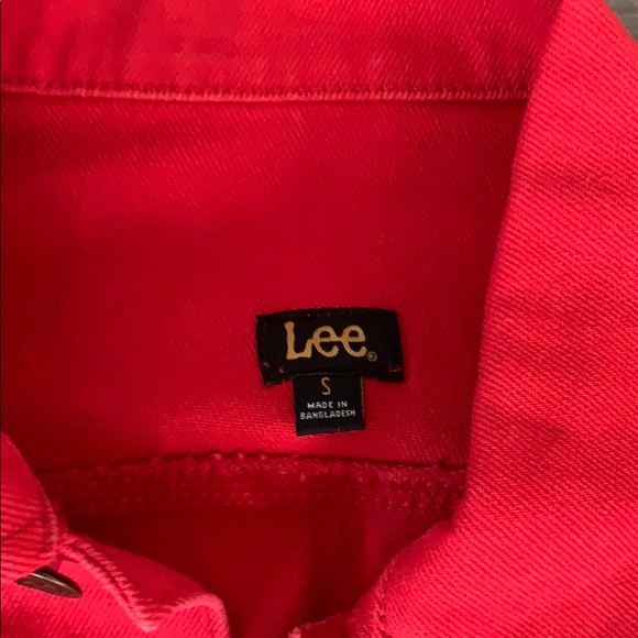 Lee vintage modern rider jacket in red - Picture 5 of 16